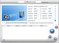 Plato Video To Zune Converter screenshot